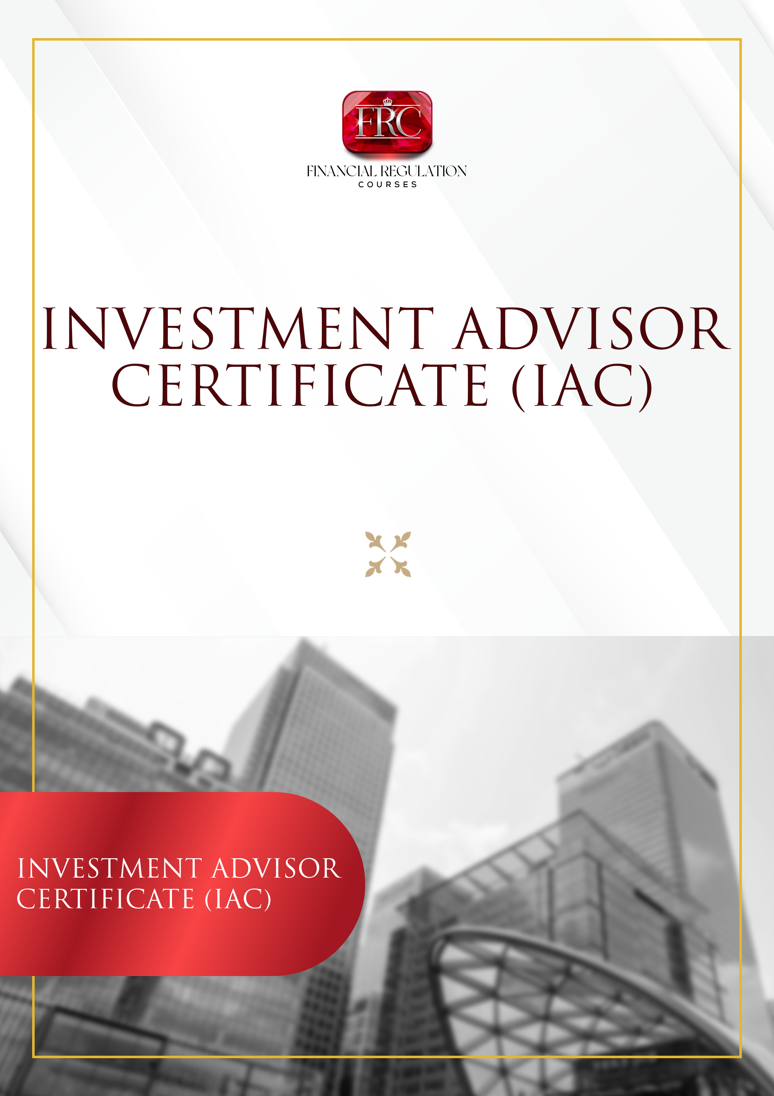 Investment Advisor Certificate — UK Edition